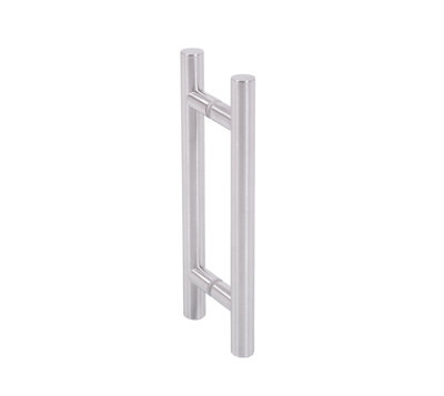 Bar handle 25 mm, stainless steel V2A brushed