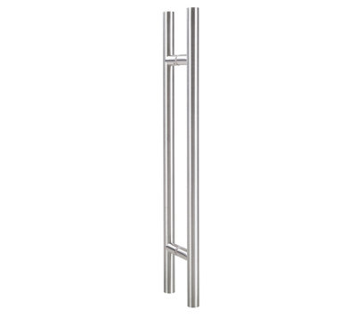 Bar handle 25 mm, stainless steel V2A brushed