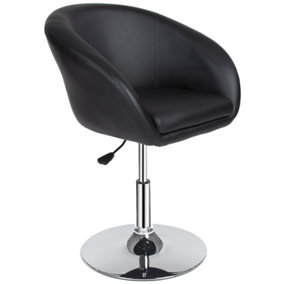 Bar stool lounge Bernhard - black