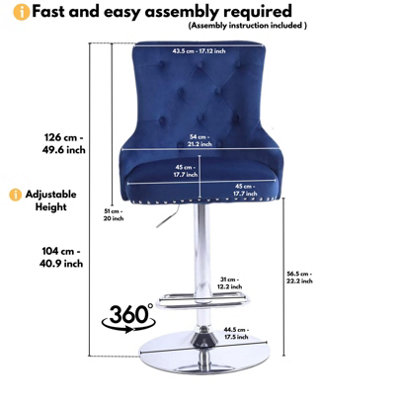 20 inch bar stools deals with back