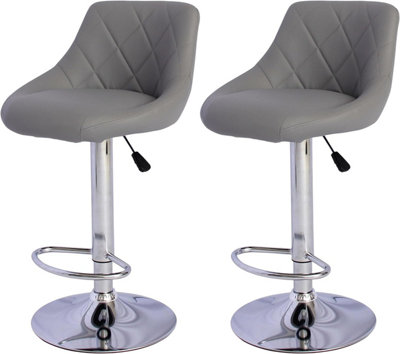 Chrome bar stools store set of 2