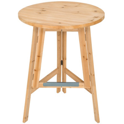 Bar table made of solid wood 79 cm- brown