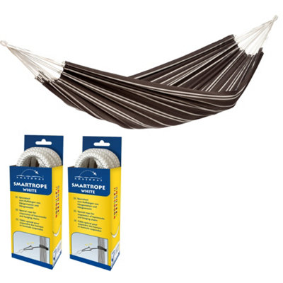 Barbados Hammock Hanging Set Mocca