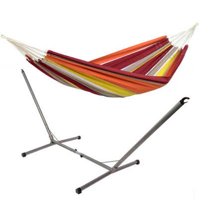 Barbados Hammock Metal Set Black