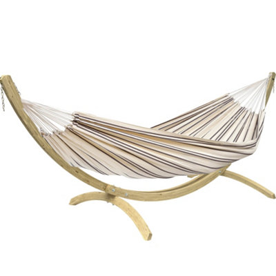 Barbados Hammock Wooden Set Cappuccino