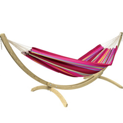 Barbados Hammock Wooden Set Grenadine