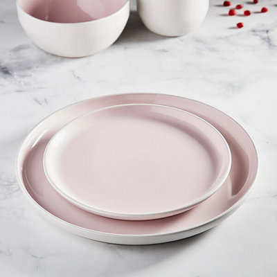 Barbary & Oak Oslo 16 Piece Dinnerware Set Pink