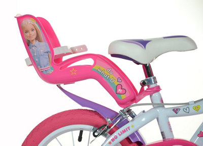 Barbie 14 Childrens Bicycle Outdoor Bike w Basket Removable Stabilisers