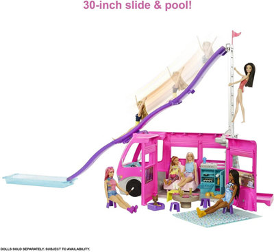 BARBIE MOTORHOME MAGIC Van 3366 Suncharm Camper Western 1988 PORTA 4 lavandino/vanità EUR 8,98