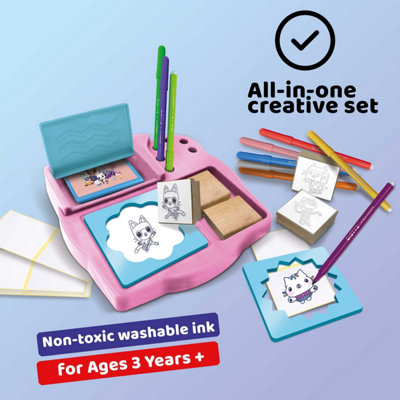 Barbie Blister Pack 5 Stamps - Kids Craft & Stationery Set
