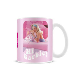 Barbie Hi Barbie Mug White/Pink (12cm x 8.7cm x 10.5cm)