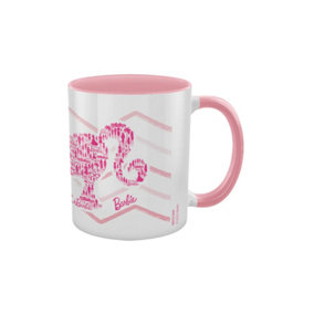 Barbie Inner Two Tone Mug White/Pink (One Size)