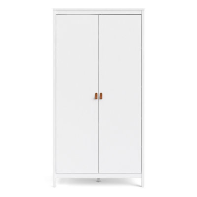 Barcelona Wardrobe with 2 doors in White