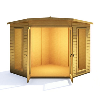 Barclay Shiplap Summerhouse Garden Sun Room Approx 8 x 8 Feet