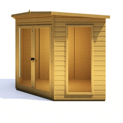Barclay Shiplap Summerhouse Garden Sun Room Approx 8 x 8 Feet