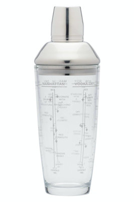 BarCraft 700ml Glass Boston Cocktail Shaker DIY at B&Q