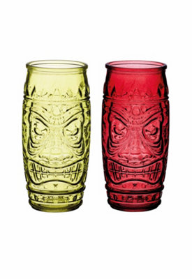 BarCraft Tiki Tall Glass Gift Set