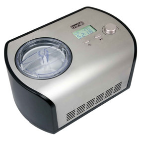 Baridi 1.2L Automatic Churning Ice Cream Machine, Fast Freeze Compressor Cooling