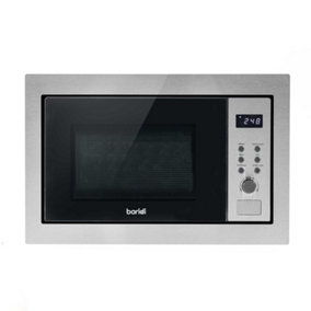 Baridi 25L Integrated Microwave Oven with Grill, 900W, Stainless Steel - DH197