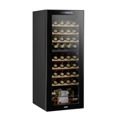 Baridi 36 Bottle Dual Zone Drinks Wine Cooler, Fridge, Touch Screen ...