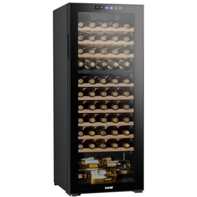 Baridi 55 Bottle Dual Zone Drinks Wine Cooler, Fridge, Touch Screen ...