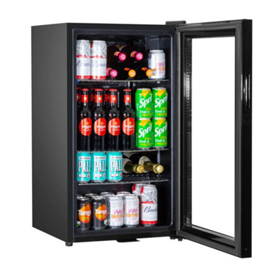 Baridi 85L Under Counter Drinks Fridge, Lock, 110xCans 474x840mm