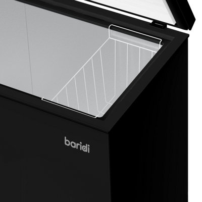 Baridi Freestanding Chest Freezer 199L Capacity -12/-24 DegreeC Adjustable Thermostat - 4