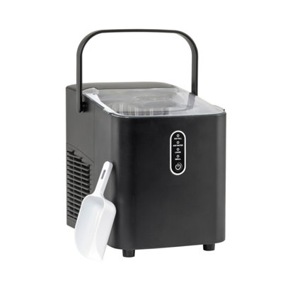 Baridi Ice Cube Maker 12kg in 24hr Electric with LED Display & 10