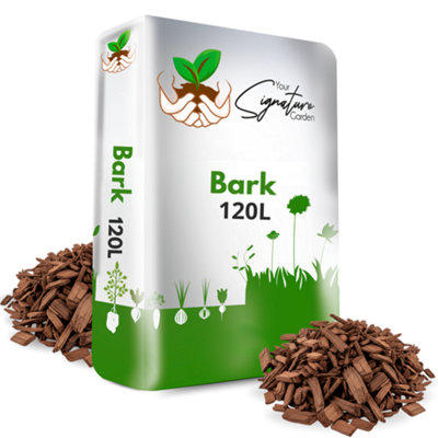 Bark Decorative Wood Chippings 120L - Laeto Your Signature Garden  - FREE DELIVERY INCLUDED