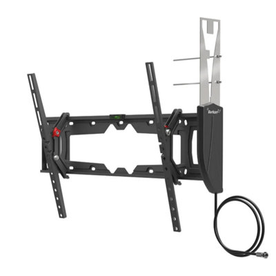 Barkan 19" - 80" Tilt TV Wall Mount Bracket With Integrated HDTV ...