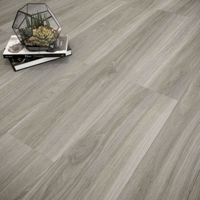 Barkley Wood Effect Porcelain Tile 20 x 114cm / Ash