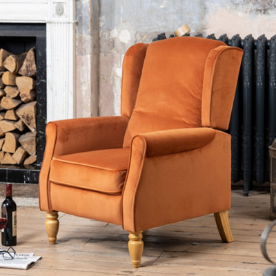 Barksdale Recliner Armchair - Orange