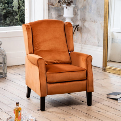 Barksdale Recliner Armchair - Orange