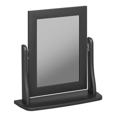 Baroque Freestanding Mirror - Black