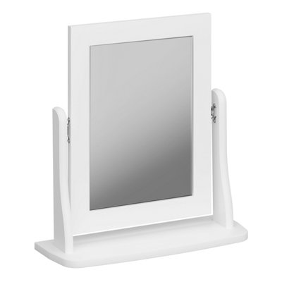 Baroque Freestanding Mirror White DIY at B&Q