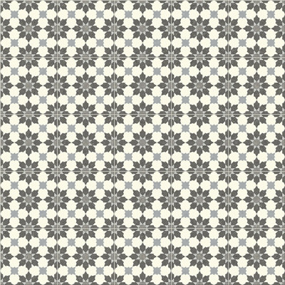 Baroque Rubens Victorian Tile Vinyl by Remland (Rubens Grey, 2m x 4m) Price Comparisons | Compare The Build