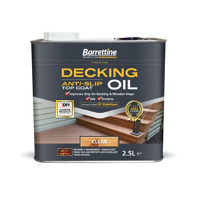 Barrettine ANTI SLIP Decking Oil - Clear 2.5L