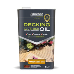 Barrettine Decking Oil - Amber Light Oak 5L