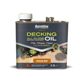 Barrettine Decking Oil - Cedar Red 2.5L