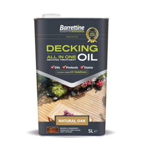 Barrettine Decking Oil - Natural Oak 5L