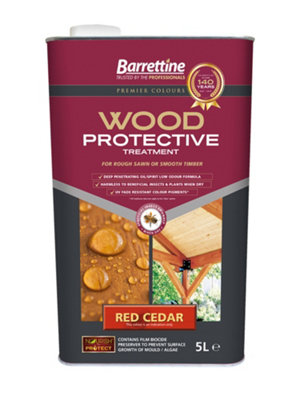 Barrettine Protective Treatment Red Cedar - 5L
