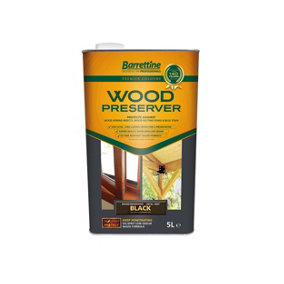 Barrettine Wood Preserver - 5 Litre - Black