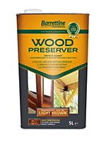 Barrettine Wood Preserver Light Brown - 5L