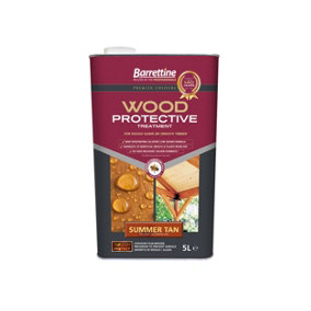 Barrettine Wood Protective Treatment - 5 Litre - Summer Tan