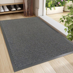 Barrier Mat Non Slip Door Mat ( Grey, 60 x 120cm) Runner Rugs