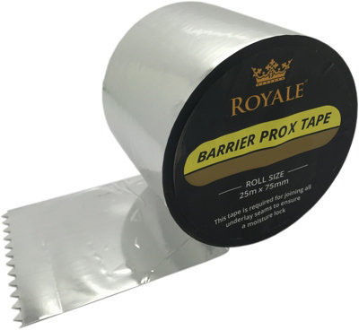 Barrier Pro X Tape Joining Tape For Laminate & Wood Underlay Prevents Movement & Provides Moisture Lock 25m x 75mm Roll