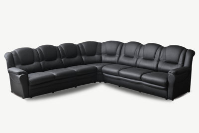 Barro Large Modular Leather Corner Sofa