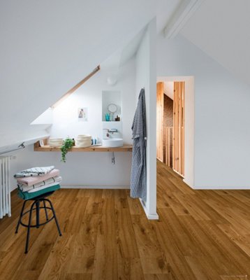 Bartek Oak Effect Vinyl Flooring 4m x 4m (16m2) - 5