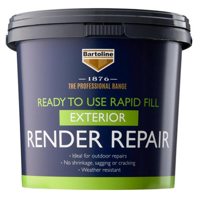 Bartoline 1876 Ready to Use Rapid Fill Exterior Render Repair No ...