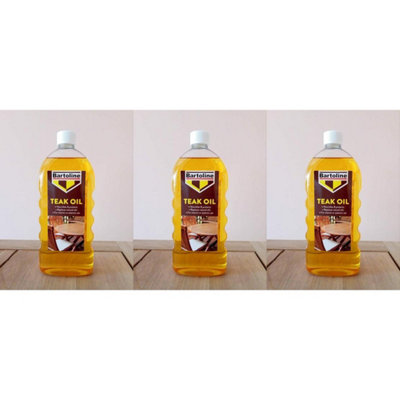 Bartoline 26214670 Teak Oil 1L     26214670 (Pack of 3)